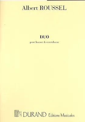 Produktbild von Duo pour bassoon et contrebasse partition
