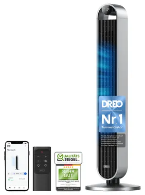 Image de Ventilateur colonne Dreo 25 dB avec télécommande 4 modes Nouveau