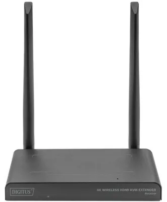 Produktbild von Digitus Wireless HDMI Receiver für DS-55328, 3840 x 2160 Pixel, AV-Receiver, 150 m, Verkabelt & Kabellos, Schwarz