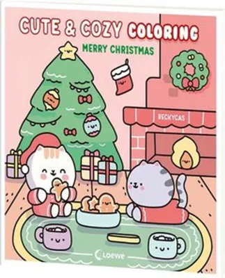 Image de Coloriage mignon et douillet - Joyeux Noël