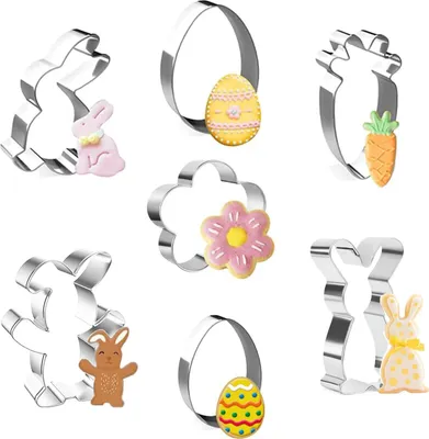 Produktbild von Ausstechformen Set Ostern 7 Stück Edelstahl Ostern