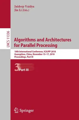 Immagine prodotto di Algorithms and Architectures for Parallel Processing