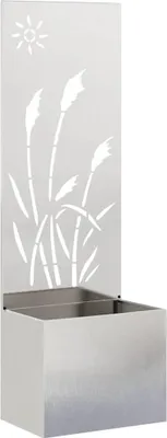 Immagine prodotto di vidaXL Telo frangivista da giardino argento 50 x 150 cm in acciaio inossidabile