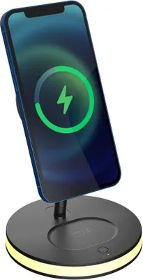 Zdjęcie produktu dla Deltaco QI-1041, Wewnętrzna, USB, Bezprzewodowe ładowanie, Czarny