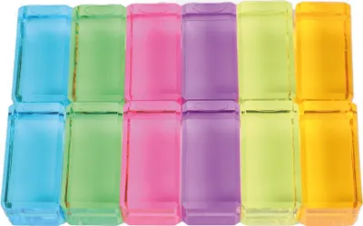 Produktbild von Bauspiel Lichtbauquader Pastell 12 Teile