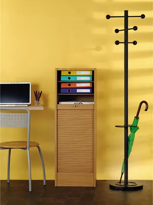 Zdjęcie produktu dla Unilux ACCESS, Wolnostojące, Stal, 6 hak., Czarny, Kopolimer akrylonitrylo-butadieno-styrenowy (ABS), 1750 mm