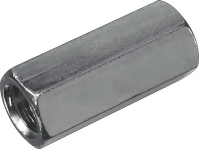 Produktbild von Verbindungsmutter Sechskant M20x50 mm galv. verzinkt, 25 Stück