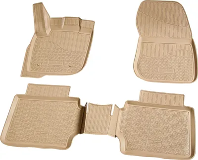 Zdjęcie produktu dla gumowe dywaniki podłogowe 3D do Ford Mondeo V | BJ od 2014> | beżowe dopasowane z krawędzią