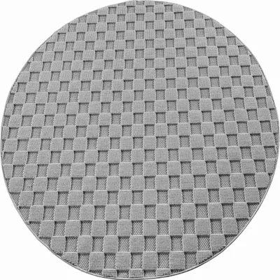 Produktbild von 160x160 cm Runder Teppich Helix 2203 silver