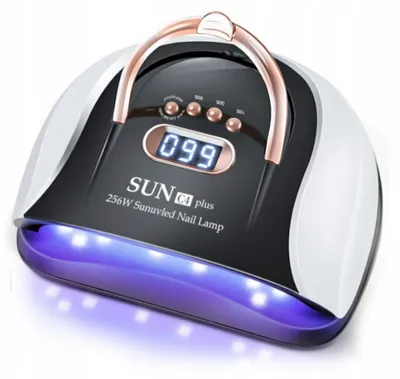 CoolStaff SUN C4 Plus UV/LED-Nagellampe, 256 W, 57 LEDs, Sensor und Timer