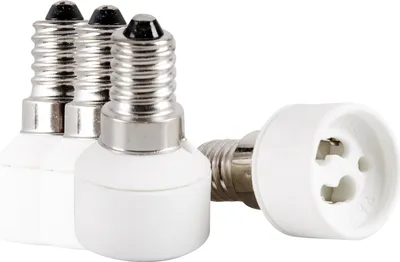 Produktbild von 4x lampenfassung Adapter Konverter E14 Fassung auf G9 Sockel Lampenadapter