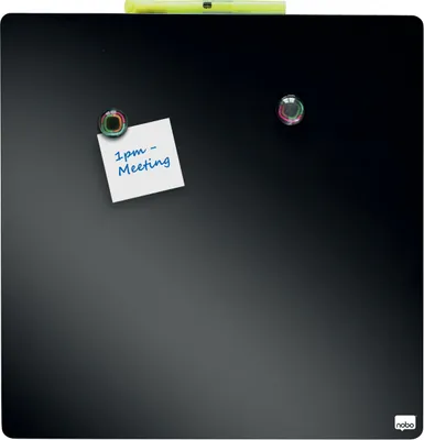 Produktbild von nobo Weißwandtafel quadratisch (B)360 x (H)360 mm schwarz