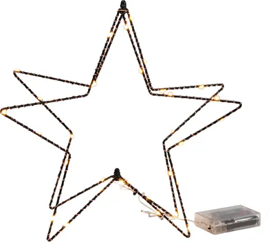 Produktbild von LED STAR s 38 LED diódami - približne 25 x 30 cm