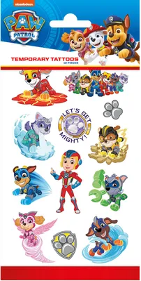 Produktbild von Paw Patrol Tattoo Bogen