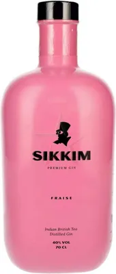 Produktbild von Sikkim FRAISE Premium Gin 40,00 % 0,70 Liter