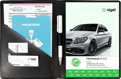 Produktbild von SIGEL EF510 Einband für Formularbücher, Lederoptik schwarz, matt, für A5