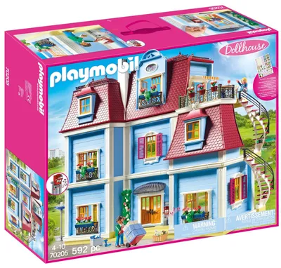 Produktbild von Dollhouse 70205 Mein Mit funktionsfähiger Türklingel Ab 4 Jahren Großes Puppenhaus