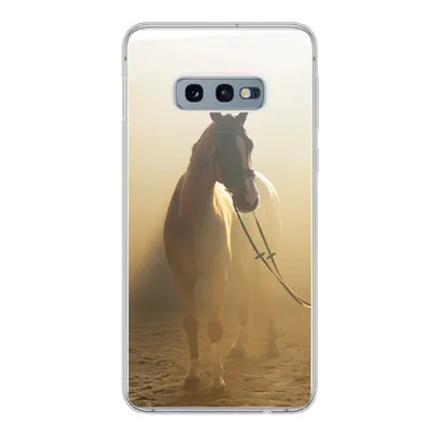 Produktbild von MuchoWow® Handyhülle Schutzhülle Hülle für Samsung Galaxy S10e Pferd - Licht - Sand Silikon Softcase Handy Hülle - Handy