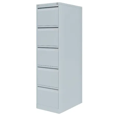 Produktbild von Bisley Hängeregistratur Schrank - 5 Schübe - Farbe: Lichtgrau