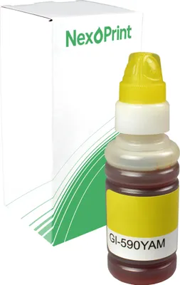 Produktbild von Druckerpatrone kompatibel zu Canon GI-590Y 1606C001 yellow Pixma G 4410 G 4400 G 3515 G 3510 G 3501