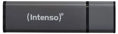 Produktbild von Intenso Alu Line USB2.0 16GB, 16 GB, 2.0, USB-Anschluss Typ A, 28 MB/s, Kappe, Anthrazit