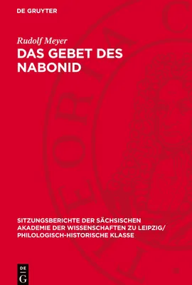 Produktbild von Das Gebet des Nabonid