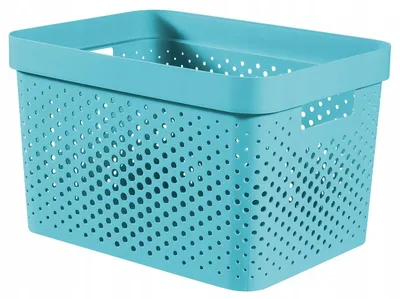 Produktbild von Curver Infinity Aufbewahrungskorb Ajouriert Blau 17L