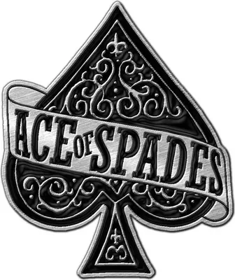 Obrázok produktu pre Motorhead - Ace of Spades - odznak, smalt RO8558 (jedna veľkosť) (čierna/sivá)