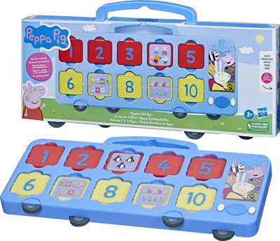 Produktbild von Peppa Pig Peppa's 1-2-3 Bus, 2 Jahr(e), Mehrfarbig