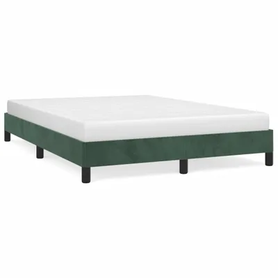 Immagine prodotto di vidaXL Struttura letto senza materasso verde scuro 140x190 cm in velluto