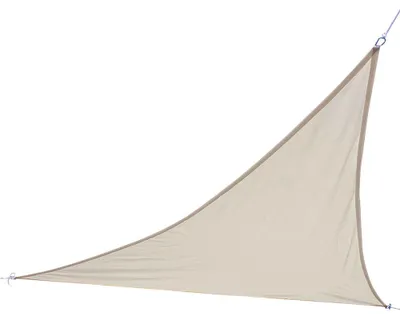 Immagine prodotto di Vela Telo Parasole 4x4mt Tenda Triangolare Ombreggiante Giardino Tessuto Beige