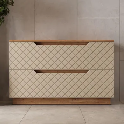 Immagine prodotto di Mobile sottolavabo per bagno Vicco Lotta Cachemire 99.4 x 62.5 cm con 2 cassetti, Model 58576