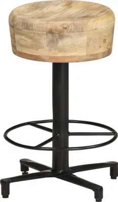 Immagine prodotto di Sgabello da bar 2 pezzi 52 cm in legno massiccio di mango