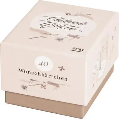 Zdjęcie produktu dla Kwitnące słowa – 40 kartek z życzeniami