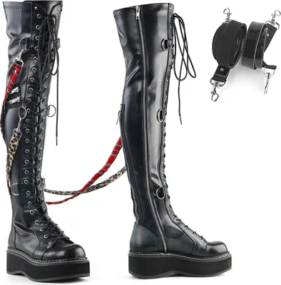 Produktbild von EMILY-377 Damen Boots von DemoniaCult, Schwarz EU 39, US 9