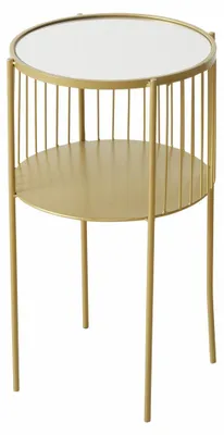 Obrázok produktu pre Kovový pomocný stolík LOBO, Ø 33 x 55,5 cm