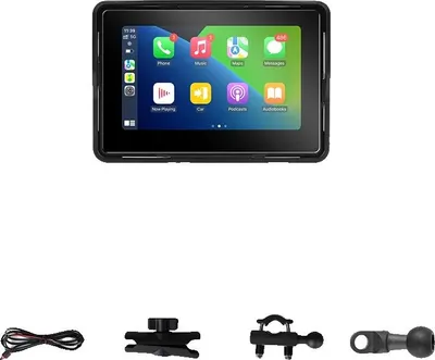 Zdjęcie produktu dla Nawigacja GPS do motocykla, bezprzewodowe Carplay, wodoodporna konstrukcja, MT-00 (bez kamery)