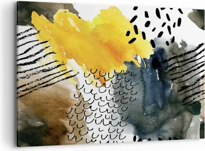 Produktbild von Bild auf Leinwand - Leinwandbild - Einteilig - Abstraktion Muster Flecken - 120x80cm - Wand Bild - Wanddeko - Wandbilder - Leinwanddruck - Bilder - Wanddekoration - Leinwand bilder - AA120x80-4282