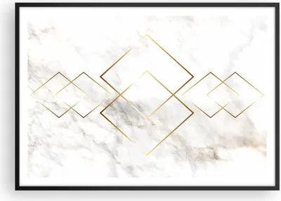 Produktbild von Gerahmtes Poster - Schwarzer Rahmen - Abstraktion modern - 100x70 cm - Wand Bild - Wanddeko - Wandbilder - Kunstposter - Wandposter - Bilderrahmen - Bilder - Kunstdruck - Wandbild - P2BAA100x70-4022