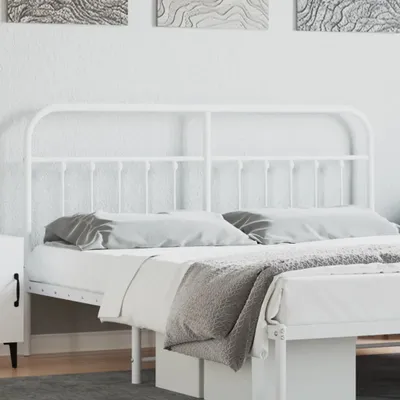 Immagine prodotto di The Living Store Testiera in metallo bianco 180 cm