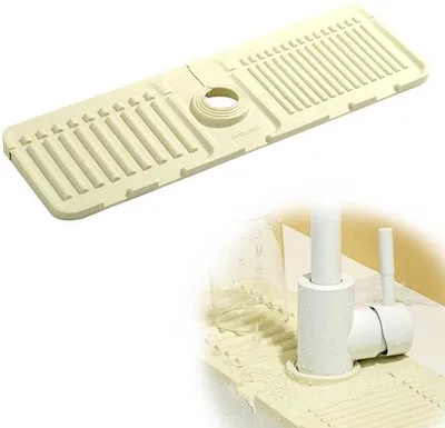 Produktbild von Silikonische Goosenauslaufmatte, Anti-Slip Goosenaufsteller, für Küchenabfluss, faltbar, für Spülbecken