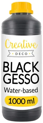 Productafbeelding van Creative Deco Zwarte Gesso Acryl Primer, 1L