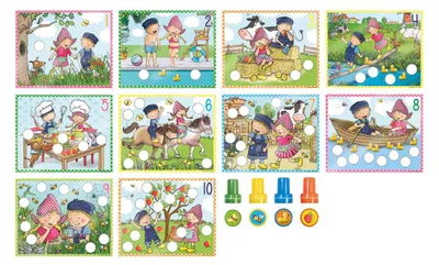 Image de Set de timbres éducatifs Fien & Teun