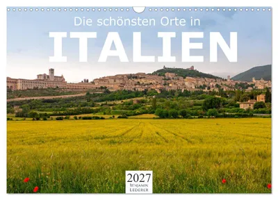 Produktbild von Die schönsten Orte in Italien. (Wandkalender 2027 DIN A3 quer), CALVENDO Monatskalender