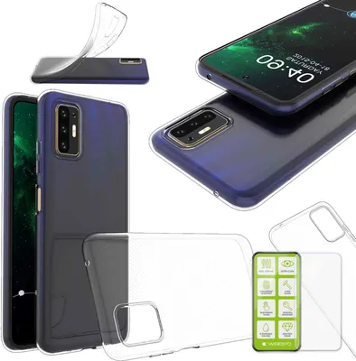 Obrázok produktu pre Pre HTC Desire 21 Pro Silikónové TPU puzdro tenké + H9 Glass Transparentné puzdro na mobilný telefón