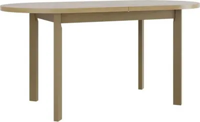 Obrázek produktu pro Rozkládací oválný jídelní stůl 160x80 cm BANGS 9 - dub sonoma