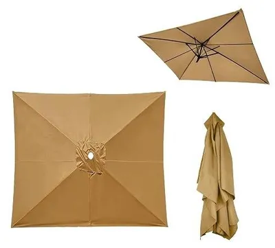 Zdjęcie produktu dla Pokrowiec parasol przeciwsłoneczny 3X3 m kwadratowy UV do ogrodu