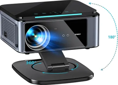 Produktbild von Heimkino Beamer - LCD Projektor - 1080p mit 4K/8K Unterstützung - 45000 Lumen 3000 ANSI - Android 12 WLAN Bluetooth - Laser TOF Autofokus - 2GB RAM 128GB Speicher - 128G AutoFocus