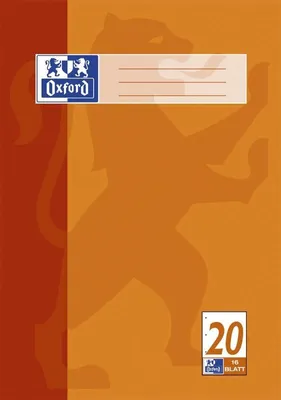 Obrázek produktu pro Oxford Schulblock A4 kopfgeleimt 50 Blatt blanko 5Stk
