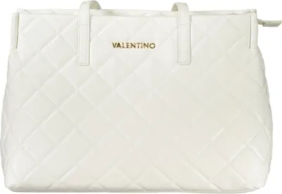 Produktbild von Elegante Weiße Schultertasche mit Laptopfach und Kontrastdetails